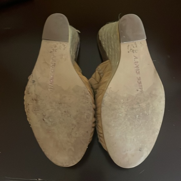 MISS SIXTY TAMARA LEATHER WEDGES SZ 38 WORN ONE TIME - Picture 7 of 15